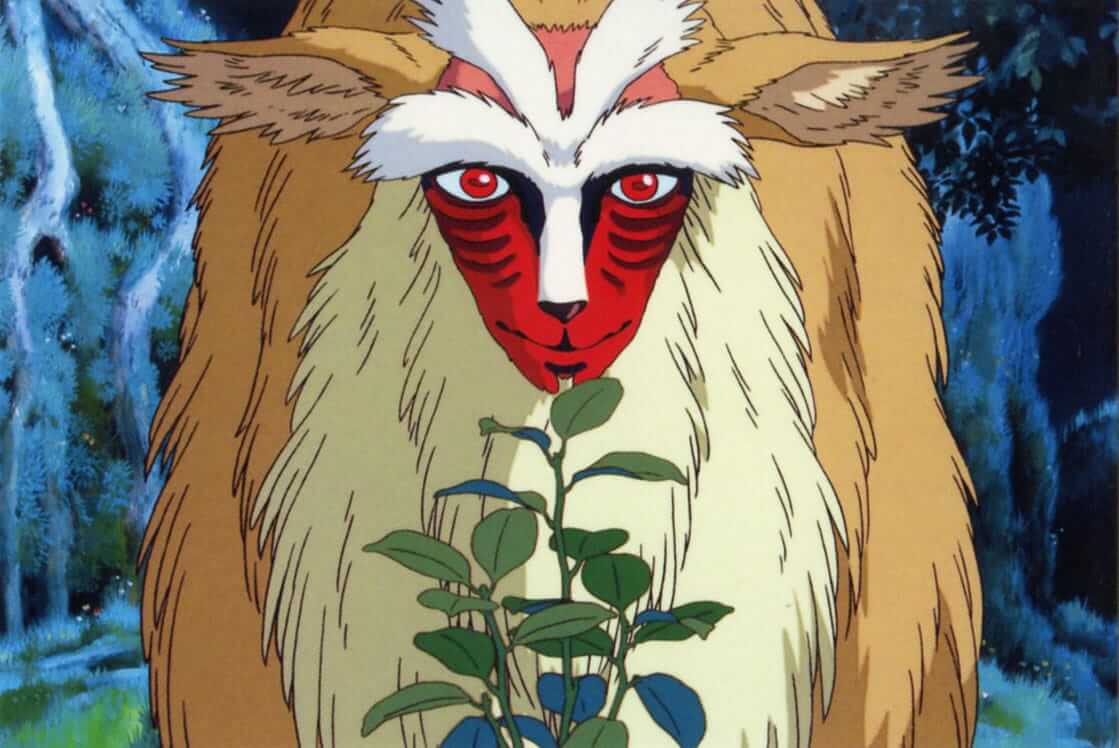 Kadr z filmu "Księżniczka Mononoke"