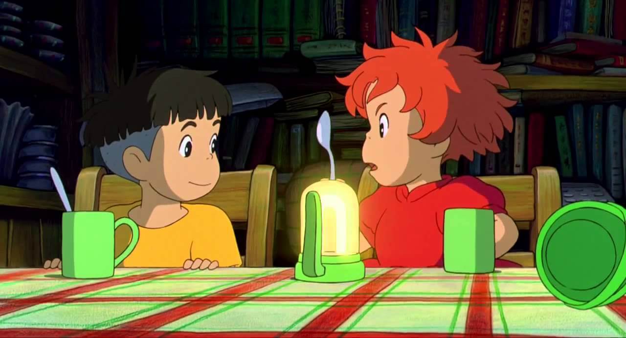 Kadr z filmu "Ponyo"