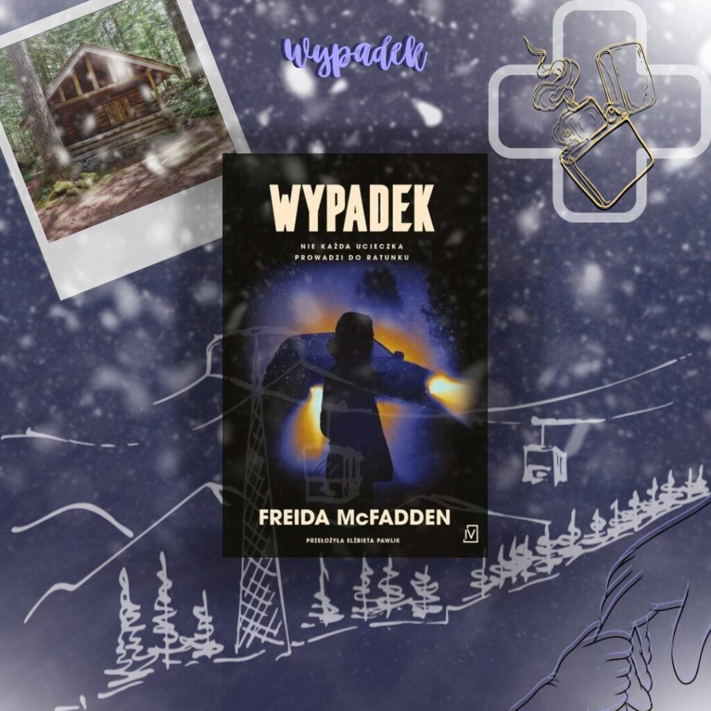 Grafika do książki „Wypadek” autorstwa Freidy McFadden