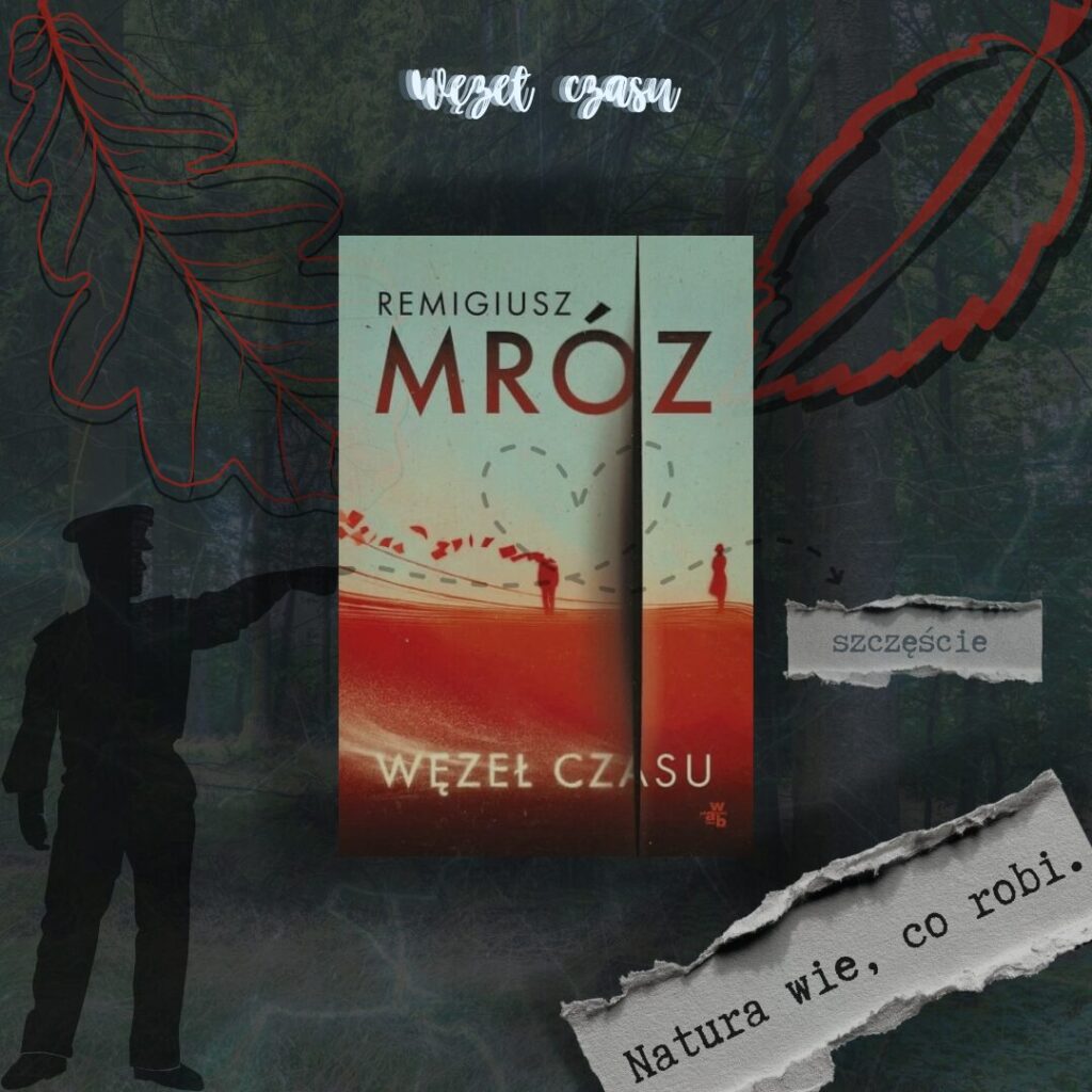 Grafika do książki „Węzeł czasu” autorstwa Remigiusza Mroza