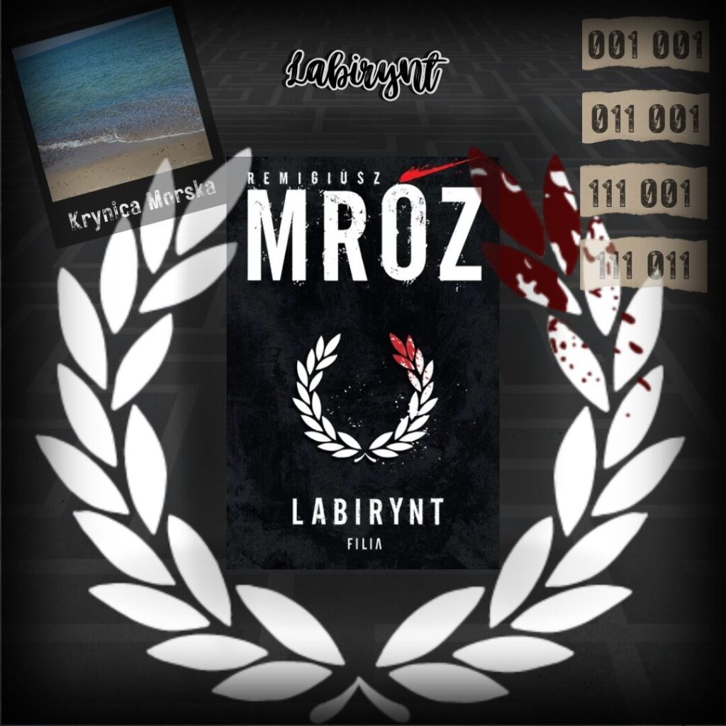 Grafika do książki „Labirynt” autorstwa Remigiusza Mroza
